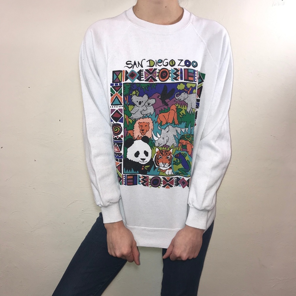 Vintage San Diego zoo sweatshirt